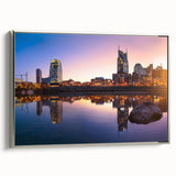 Landscape art painting featuring a colorful, vintage poster style on black background, ideal for modern living room decor.