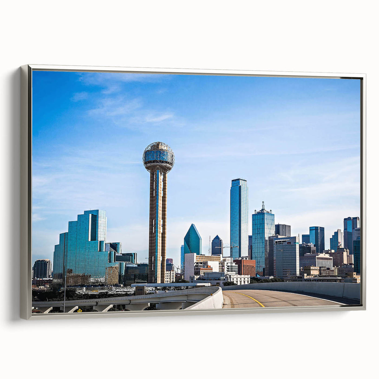 Landscape art painting featuring a colorful rural scene on a black vintage poster, ideal for living room decor.