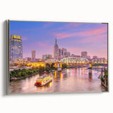 Landscape art painting featuring a colorful mountain scene on a vintage poster, ideal for a living room or office.