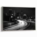 Landscape art painting depicting a colorful, vintage-style scene on a black background, ideal for living room decor.