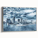 Landscape art painting featuring a colorful forest scene on a vintage poster, ideal for a modern living room.