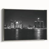 Landscape art painting on canvas featuring a colorful, vintage poster art style with a black background.