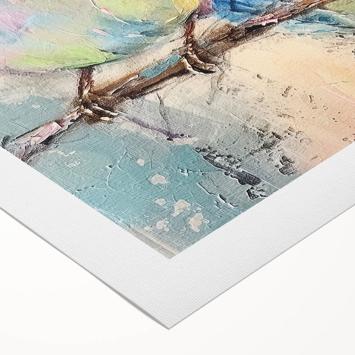 Rolled canvas showcasing vibrant African wall art, depicting intricate tribal patterns on a textured surface, securely packaged in a durable cardboard tube for safe delivery.