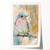 Rolled canvas print showcasing vibrant African tribal wall art design with intricate patterns, carefully packaged in a protective cardboard tube for safe delivery.