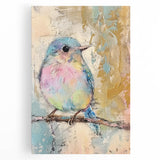 Stretched canvas featuring vibrant African wall art with intricate designs and rich colors, perfect for home decor or cultural displays, enhancing any interior space.