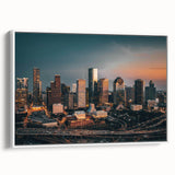 Vintage poster art of a colorful abstract design in muted tones on an extra large canvas, suited for living room decor.