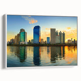 Extra large vintage poster art of a colorful abstract design on black background, ideal for living room decor.