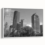 Vintage poster art featuring a colorful abstract design on a black background, printed on extra large canvas.