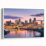 Extra large vintage poster art of a colorful abstract design on black background, ideal for living room decor.