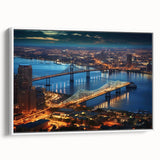 Vintage poster art featuring a colorful abstract design on extra large canvas, ideal for living room decor.