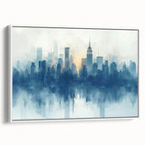 Extra large vintage poster art on canvas featuring a colorful abstract design, ideal for living room decor.