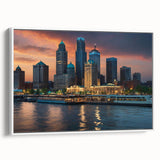 Vintage poster art of a colorful abstract design on extra large canvas, ideal for living room decor.