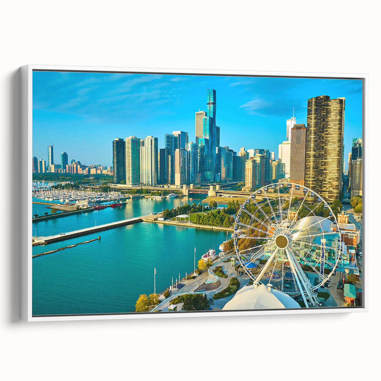 Extra large vintage poster art featuring a colorful abstract design on black background, ideal for living room decor.