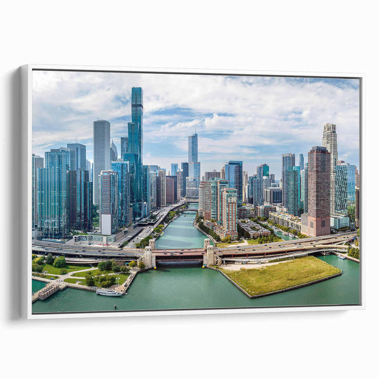 Vintage poster art featuring a colorful abstract design on a black background, printed on extra large canvas.