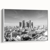 Extra large vintage poster art featuring a colorful abstract design on black background, ideal for living room wall.