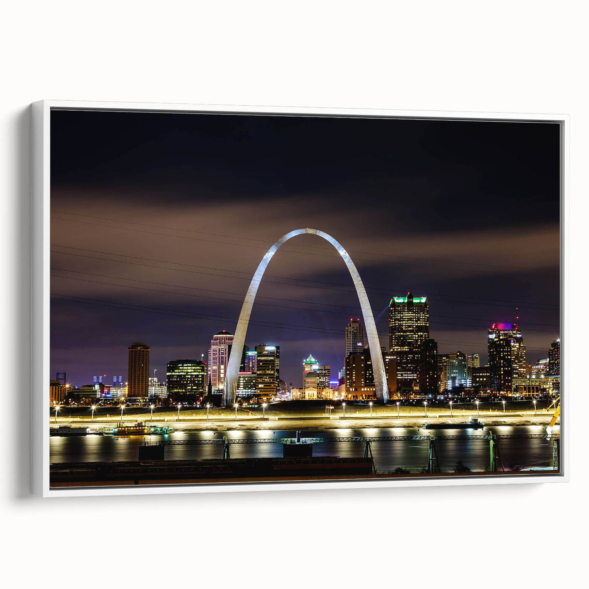 Vintage poster art featuring a colorful abstract design on a black background, printed on extra large canvas.