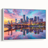 Vintage poster art featuring a colorful abstract design on extra large canvas, ideal for living room decor.