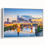 Vintage poster art featuring a large, colorful abstract design on a black background, printed on extra large canvas.