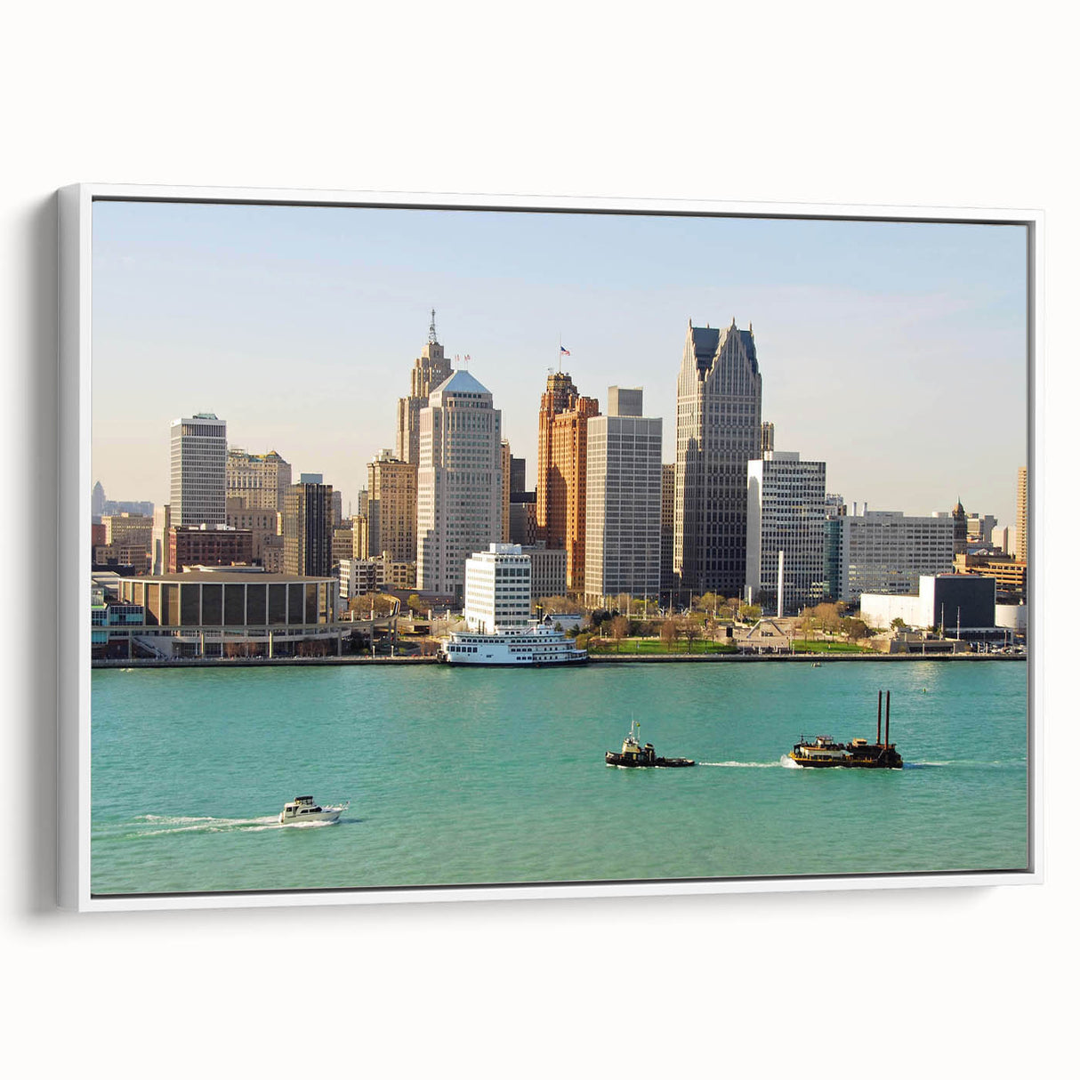 Vintage poster art featuring a colorful abstract design on a black background, printed on extra large canvas.