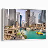 Vintage poster art featuring a colorful abstract design on extra-large canvas, ideal for living room decor.