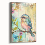 Framed canvas art showcasing a stunning silver side view, perfect for modern home decor. The elegant design enhances any living space with its stylish aesthetic.