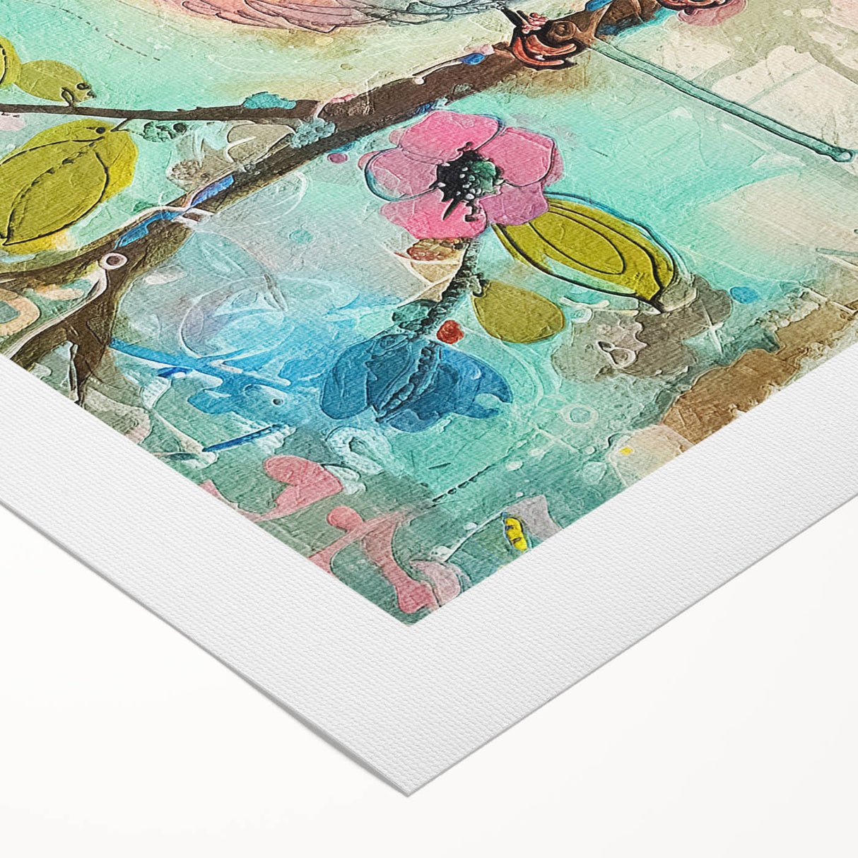 Rolled canvas showcasing vibrant African wall art design with intricate patterns, securely packaged in a protective cardboard tube for safe shipping and storage.