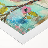 Rolled canvas showcasing vibrant African wall art design with intricate patterns, securely packaged in a protective cardboard tube for safe shipping and storage.