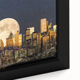 Extra large black wall art featuring a colorful, textured abstract design on canvas, ideal for living room decor.