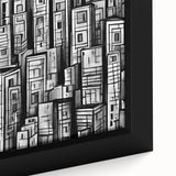 Extra large black wall art featuring a textured abstract design with vibrant color splashes, ideal for living room decor.