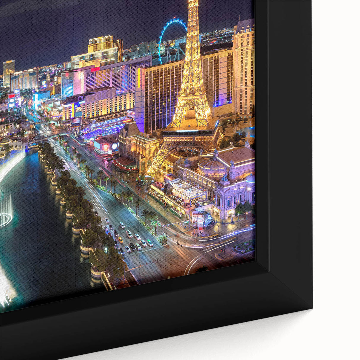 Extra large black wall art featuring a textured, colorful abstract design on canvas, ideal for living room decor.