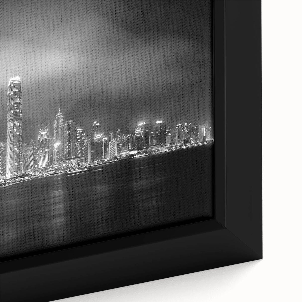 Extra large black wall art featuring a textured, colorful abstract design on canvas, suitable for living room decor.
