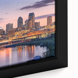 Extra large black wall art featuring colorful, textured abstract shapes on canvas, ideal for living room decor.