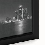 Extra large black wall art featuring textured, colorful abstract design on canvas, ideal for living room decor.