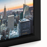 Extra large black wall art featuring textured, colorful abstract design on canvas, suitable for living room decor.