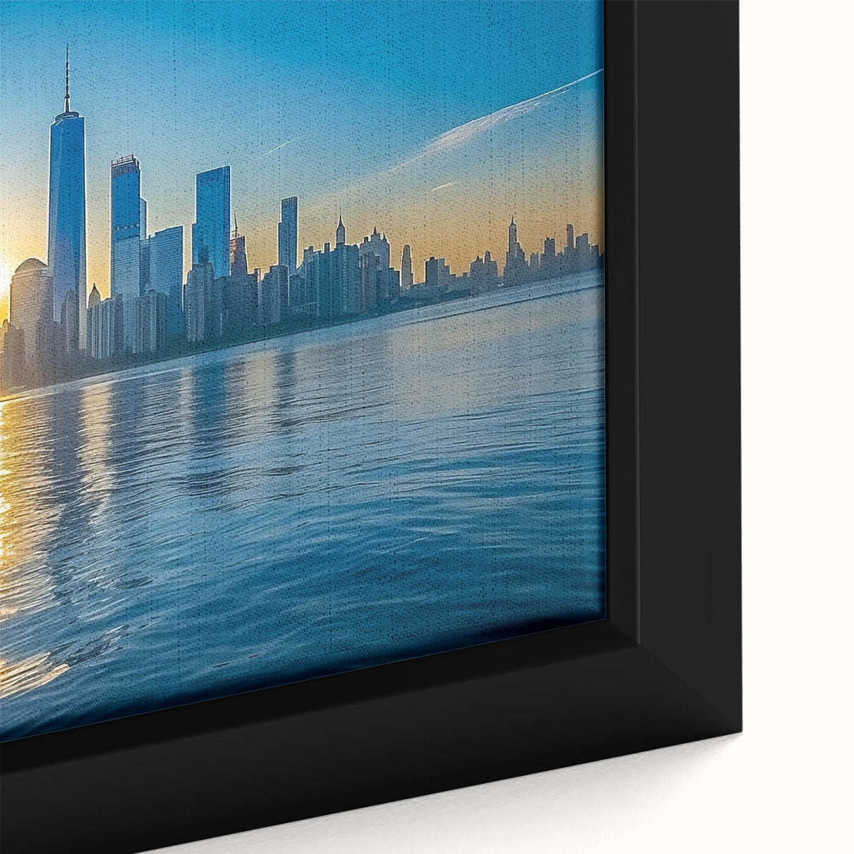 Extra large black wall art featuring a textured abstract design with colorful accents on canvas, ideal for living room decor.