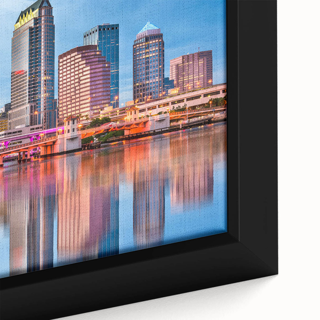 Extra large black wall art featuring colorful, textured abstract patterns, ideal for living room ambiance.