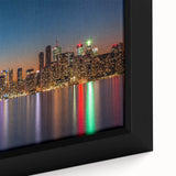 Extra large black wall art featuring a textured abstract design with colorful accents, ideal for living room decor.