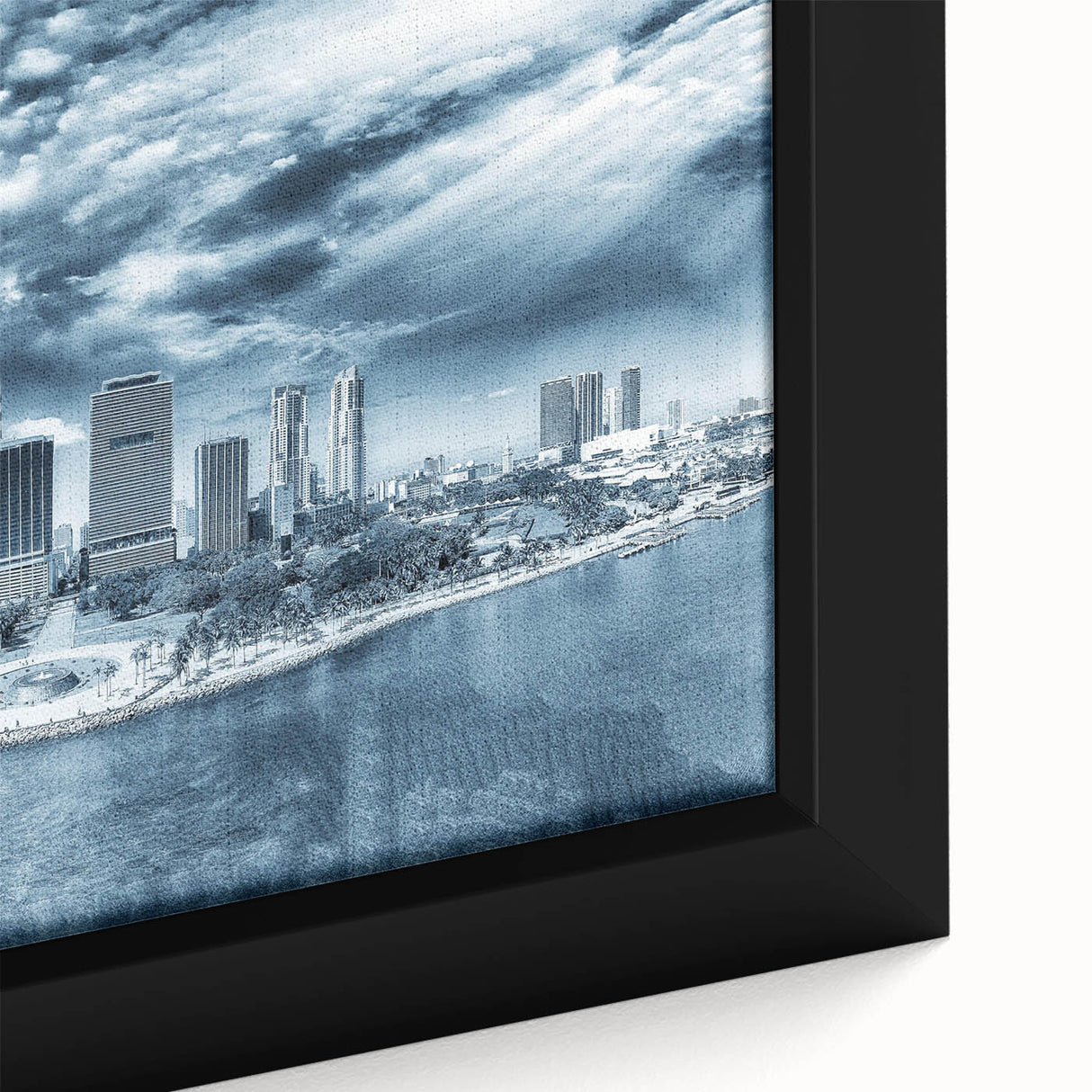 Extra large black wall art featuring colorful, textured abstract design on canvas, ideal for living room decor.