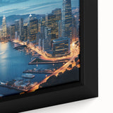 Extra large black wall art featuring a textured, colorful abstract design on canvas, ideal for living room decor.