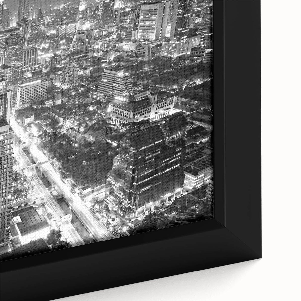 Extra large black wall art featuring colorful, textured abstract design, ideal for living room ambiance.