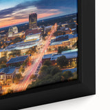 Extra large black wall art featuring colorful, textured abstract design on canvas, suitable for living room decor.