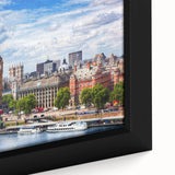 Extra large black wall art featuring colorful, textured abstract design on canvas, suitable for living room decor.