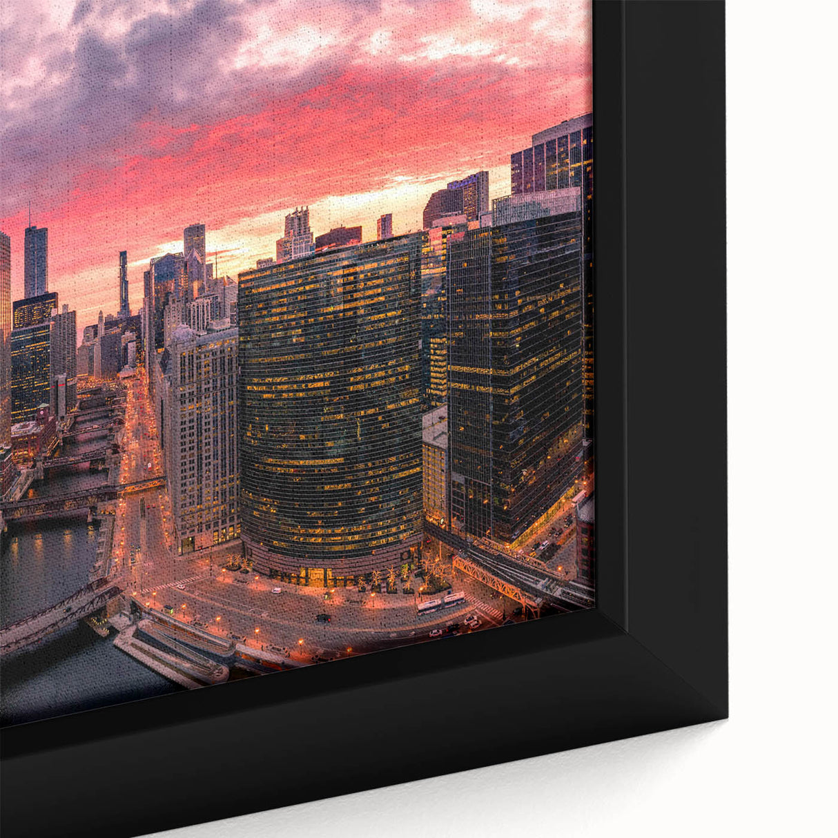 Extra large black wall art featuring textured, colorful abstract design on canvas, suitable for living room decor.