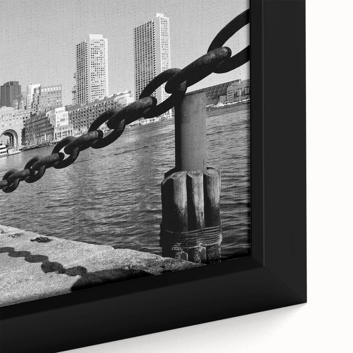 Extra large black wall art featuring colorful, textured abstract design on canvas, suitable for living room decor.