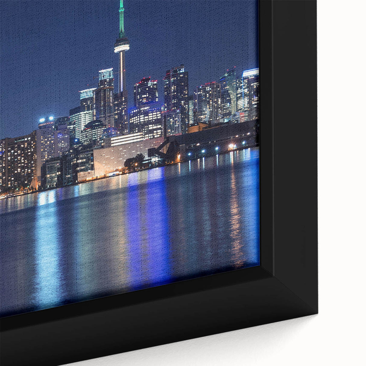 Extra large black canvas with vibrant, textured abstract design, ideal for living room decor.