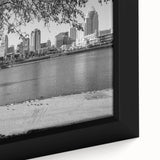 Extra large black wall art featuring colorful, textured abstract patterns on canvas, ideal for living room decor.