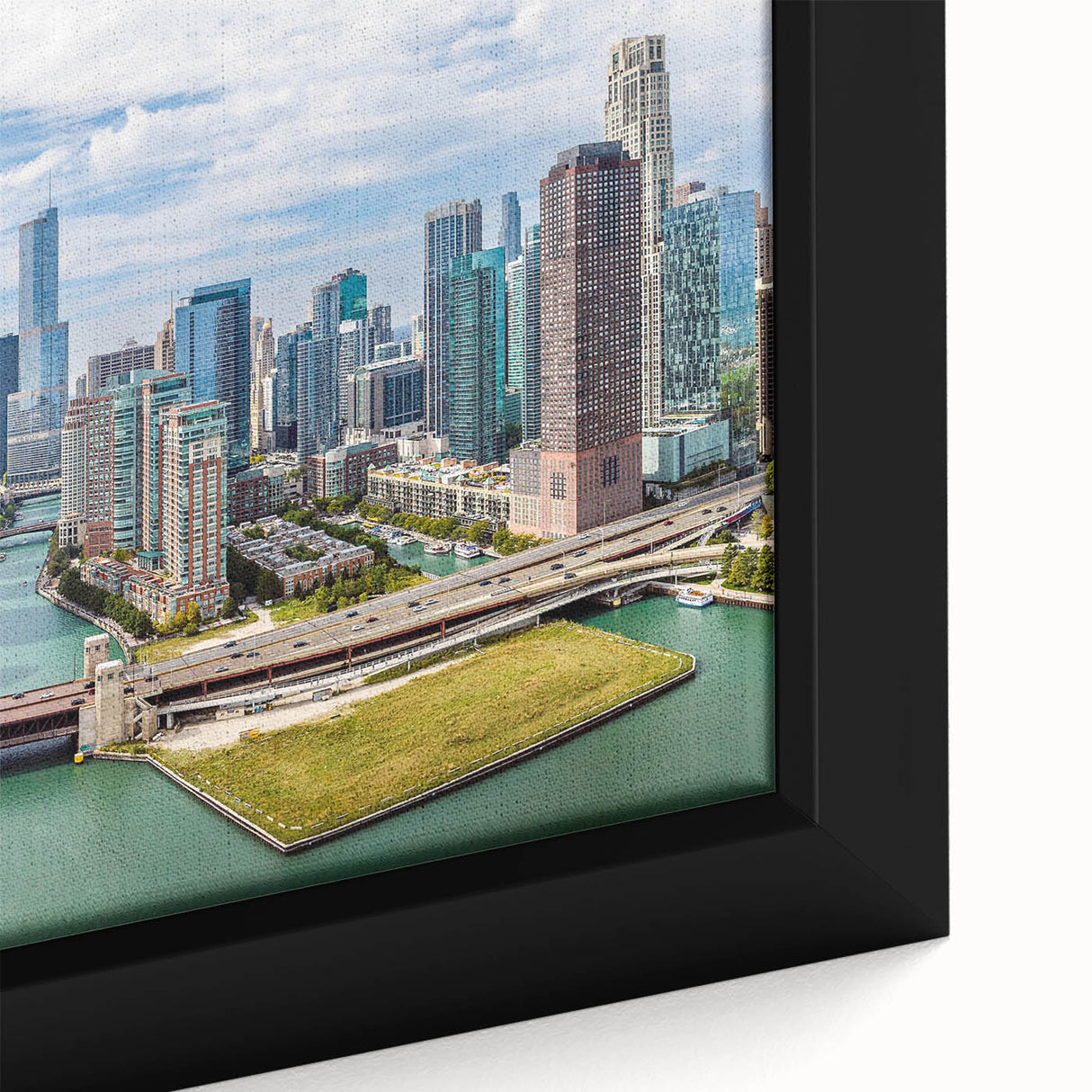 Extra large black wall art featuring textured, colorful abstract design on canvas, ideal for living room decor.
