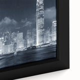 Extra large black wall art featuring textured, colorful abstract design on canvas, suitable for living room decor.