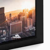 Extra large black wall art featuring a textured abstract design with vibrant colorful accents, ideal for living room decor.