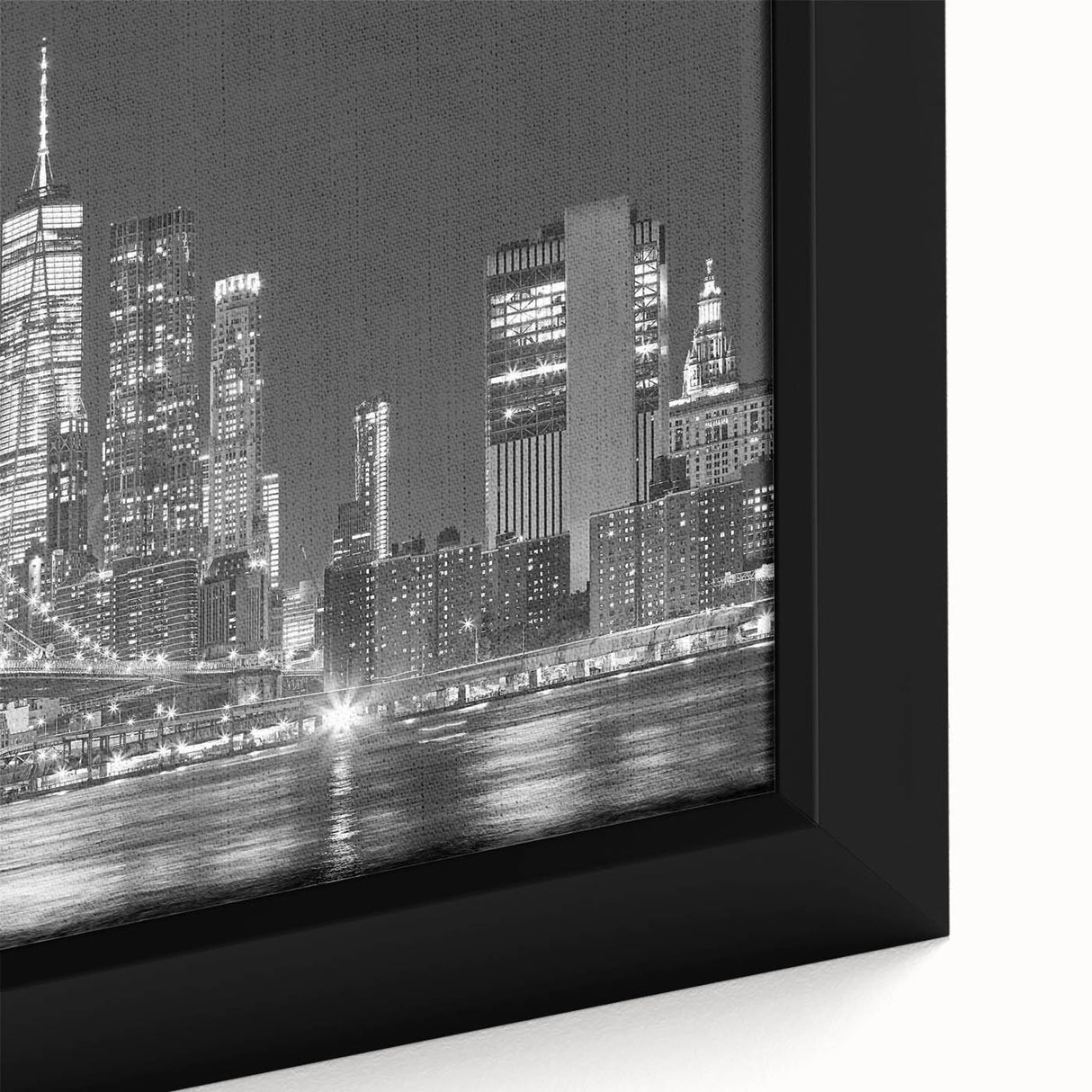 Extra large black wall art featuring a textured abstract design with colorful accents, ideal for living room decor.